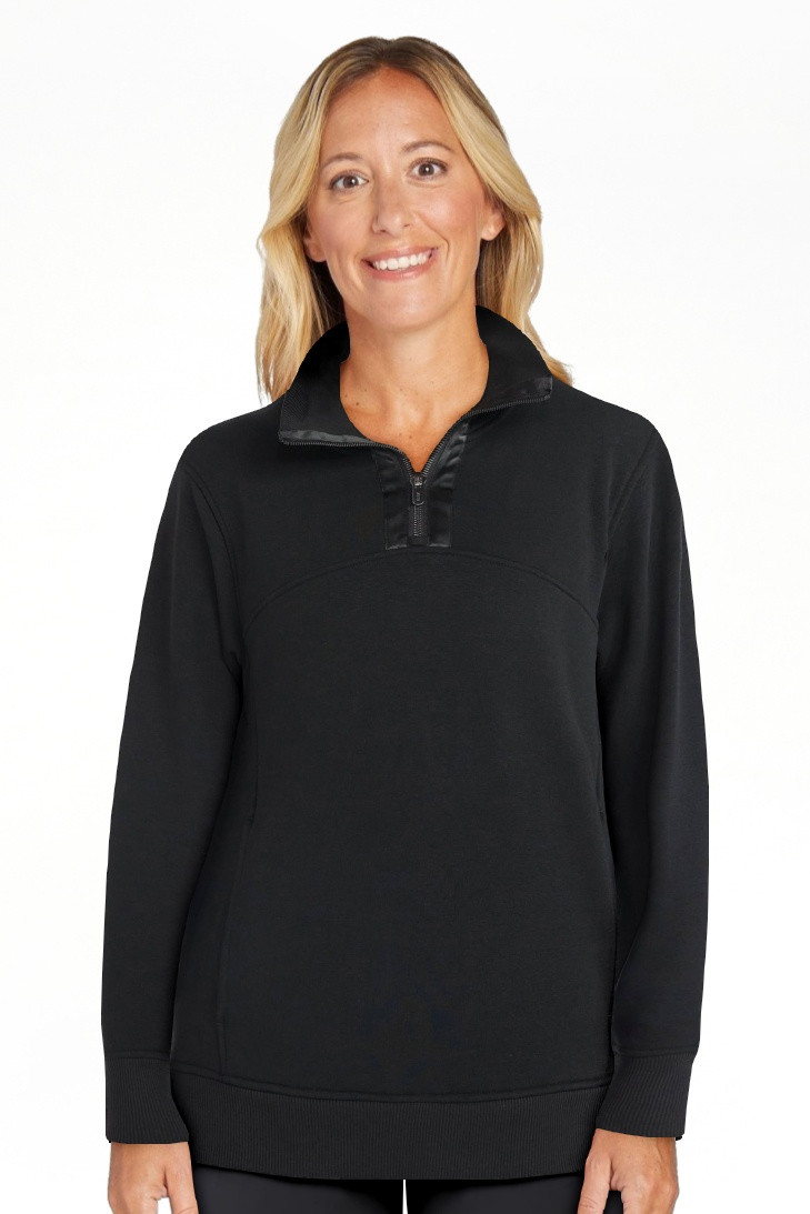 Avia Women's and Women's Plus Fleece Quarter Zip Pullover, Sizes XS-4X | Walmart (US)