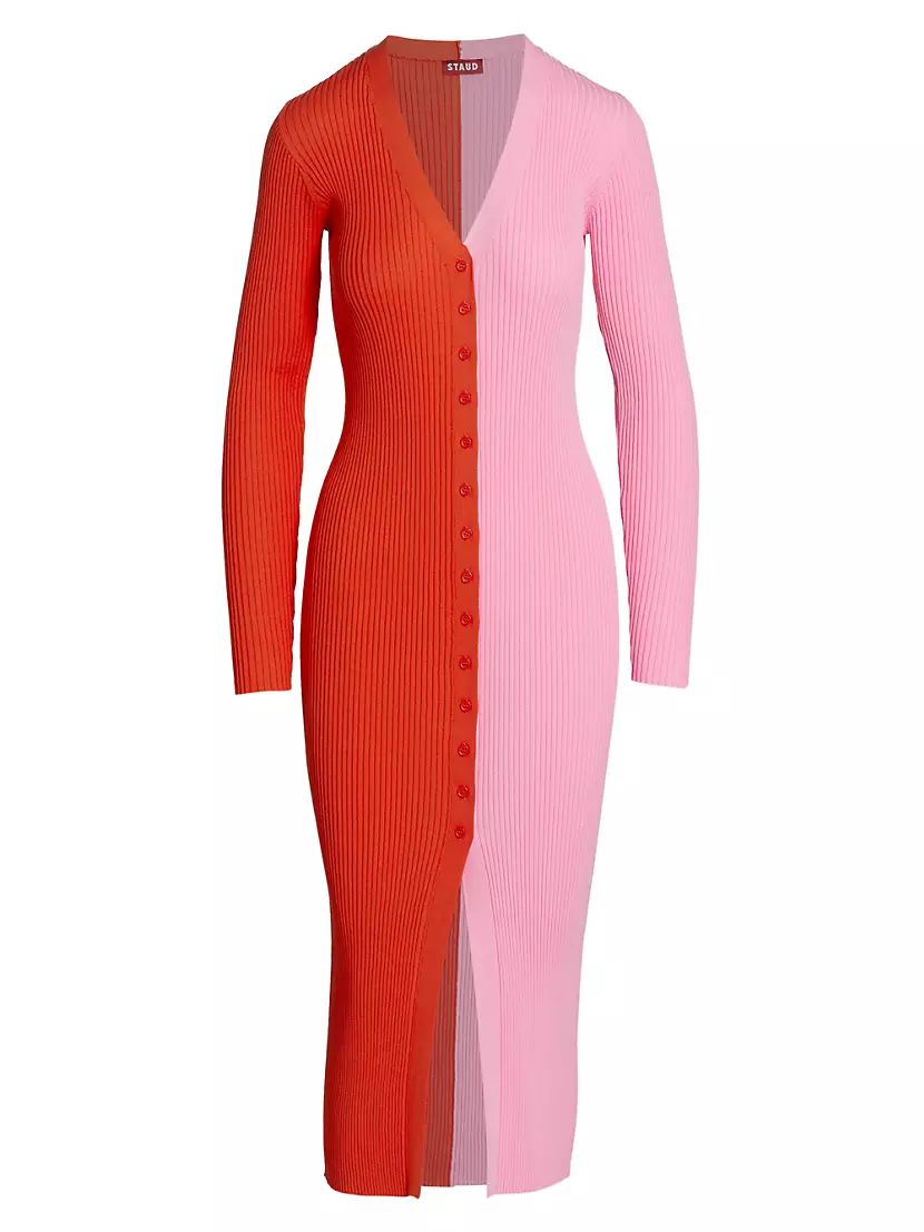 Shoko Colorblocked Midi-Dress | Saks Fifth Avenue