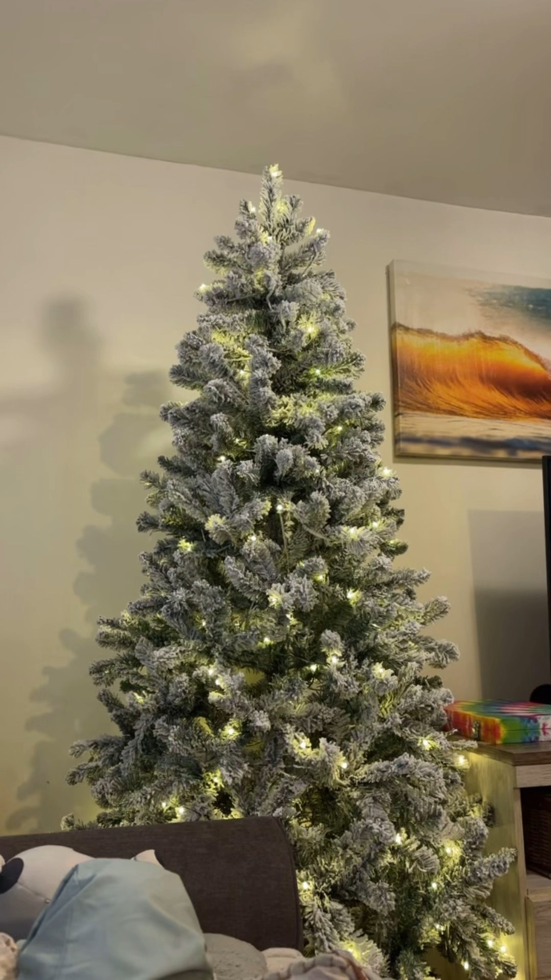 Did you get your Christmas tree yet?! I love me a well flocked Christmas tree and this one from Walmart is a must have. It’s 6.5ft and it’s pre-lit. The best part is the lights have 9 different settings from multicolored to warm classical white lights. Just press the button on the clicker to change each setting.
The Christmas tree is well flocked, full and with minimal gaps in between. It’s under $100 - that’s a steal for the quality it brings. It’s available at Walmart today.

#LTKHoliday #LTKHome #LTKCyberWeek