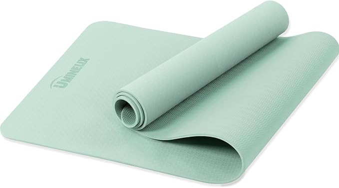 Yoga Mat Non Slip, Pilates Fitness Mats, Eco Friendly, Anti-Tear 1/4" Thick Yoga Mats for Women, ... | Amazon (US)