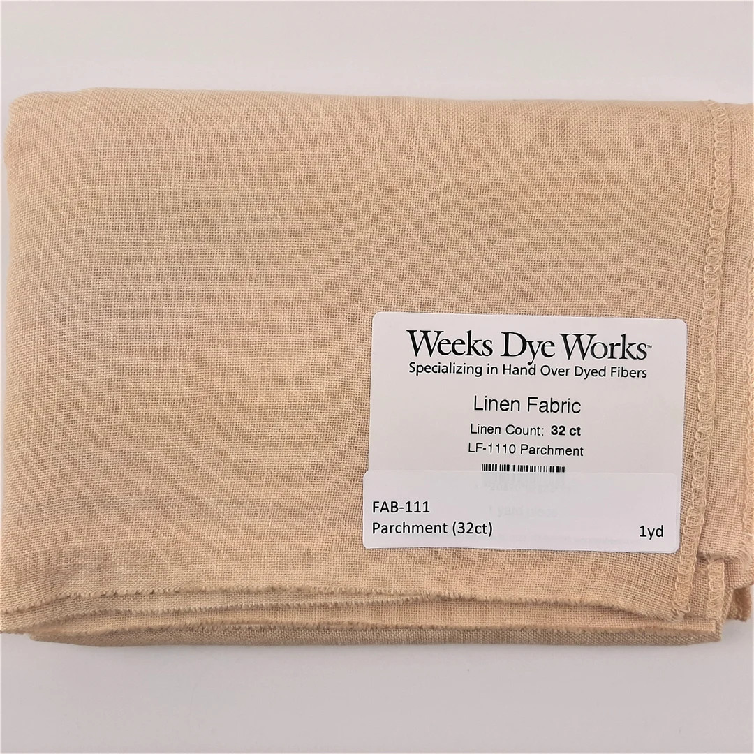 Parchment Weeks Dye Works Linen 32 or 36 Count Fat Eighth Cross Stitch Fabric - Etsy | Etsy (US)