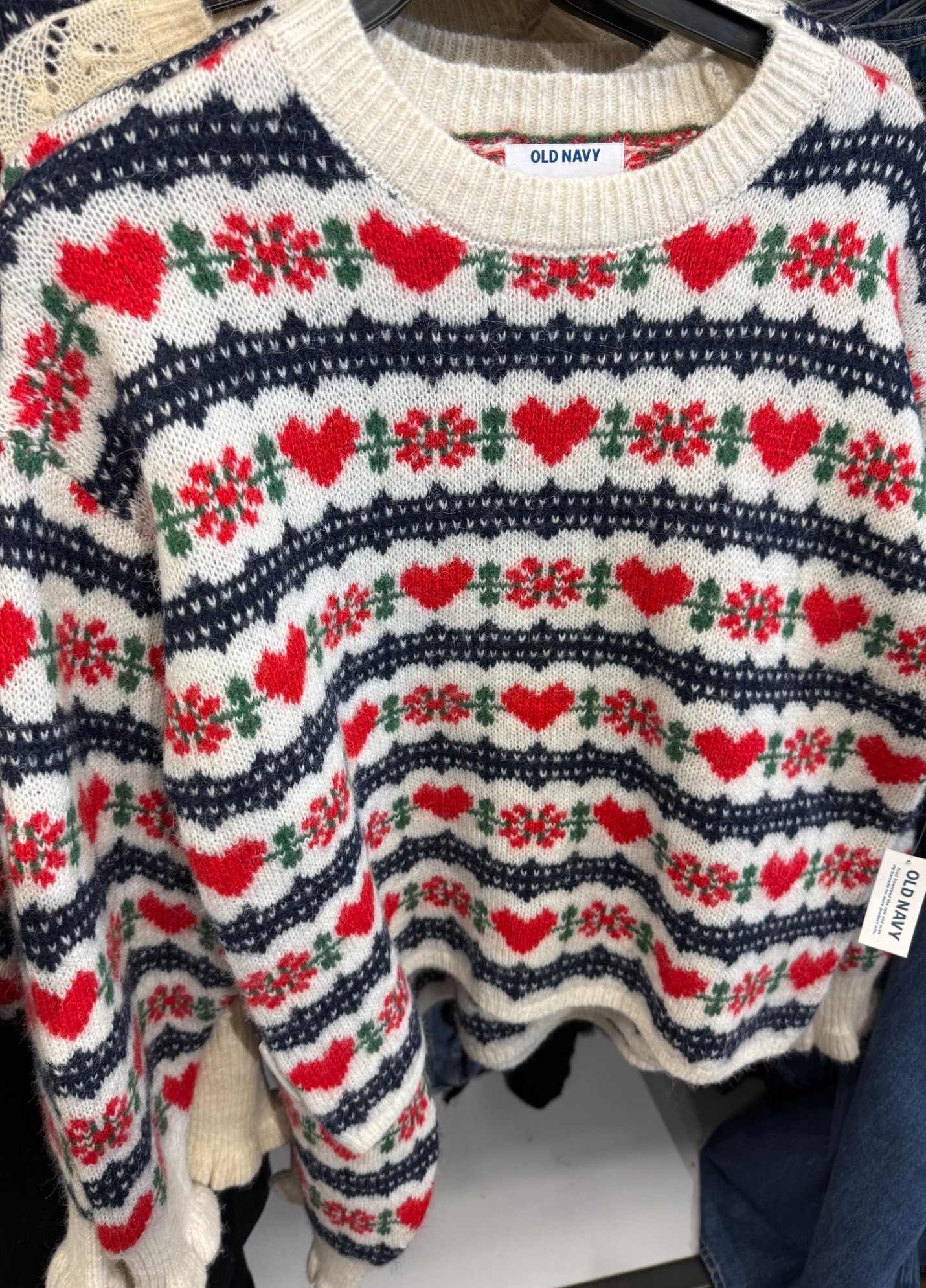 Old Navy sweater sale 
Winter sweaters
Valentine’s Day sweater

#LTKSeasonal #LTKFindsUnder50 #LTKSaleAlert