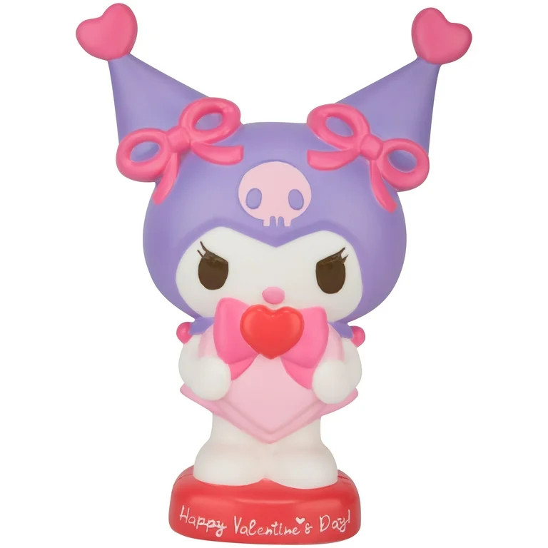 Valentines Day Lighted Blow Mold Decor 12'' Hello Kitty Sanrio Kuromi with Love is Sweet Heart | Walmart (US)