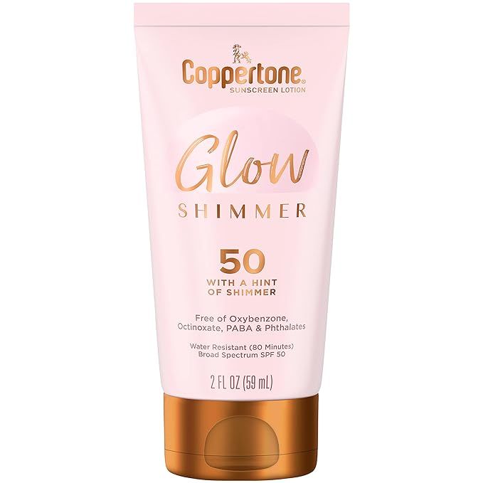 Coppertone Glow Hydrating Sunscreen Lotion with Illuminating Shimmer Minerals and Broad Spectrum ... | Amazon (US)