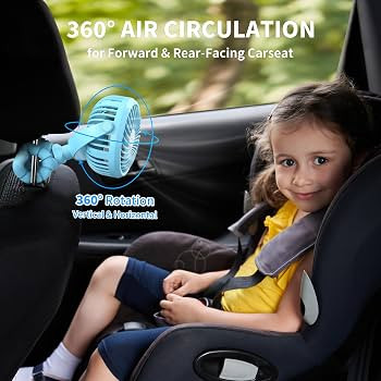AMACOOL Battery Operated Stroller Fan Flexible Tripod Clip On Fan with 3 Speeds and Rotatable Han... | Amazon (US)