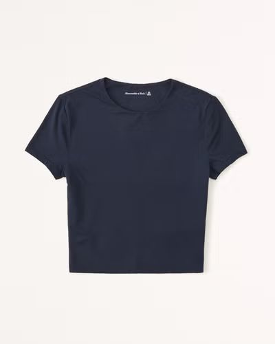 Women's Soft Matte Seamless Baby Tee | Women's Clearance | Abercrombie.com | Abercrombie & Fitch (US)
