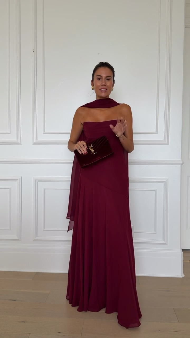 This burgundy event dress is 10/10!! So flattering and affordable! Comes in a bunch of colors - I’m wearing size 4

Wedding guest dress, holiday party dress, event dress, formal dress

#LTKWedding #LTKOver40 #LTKSeasonal