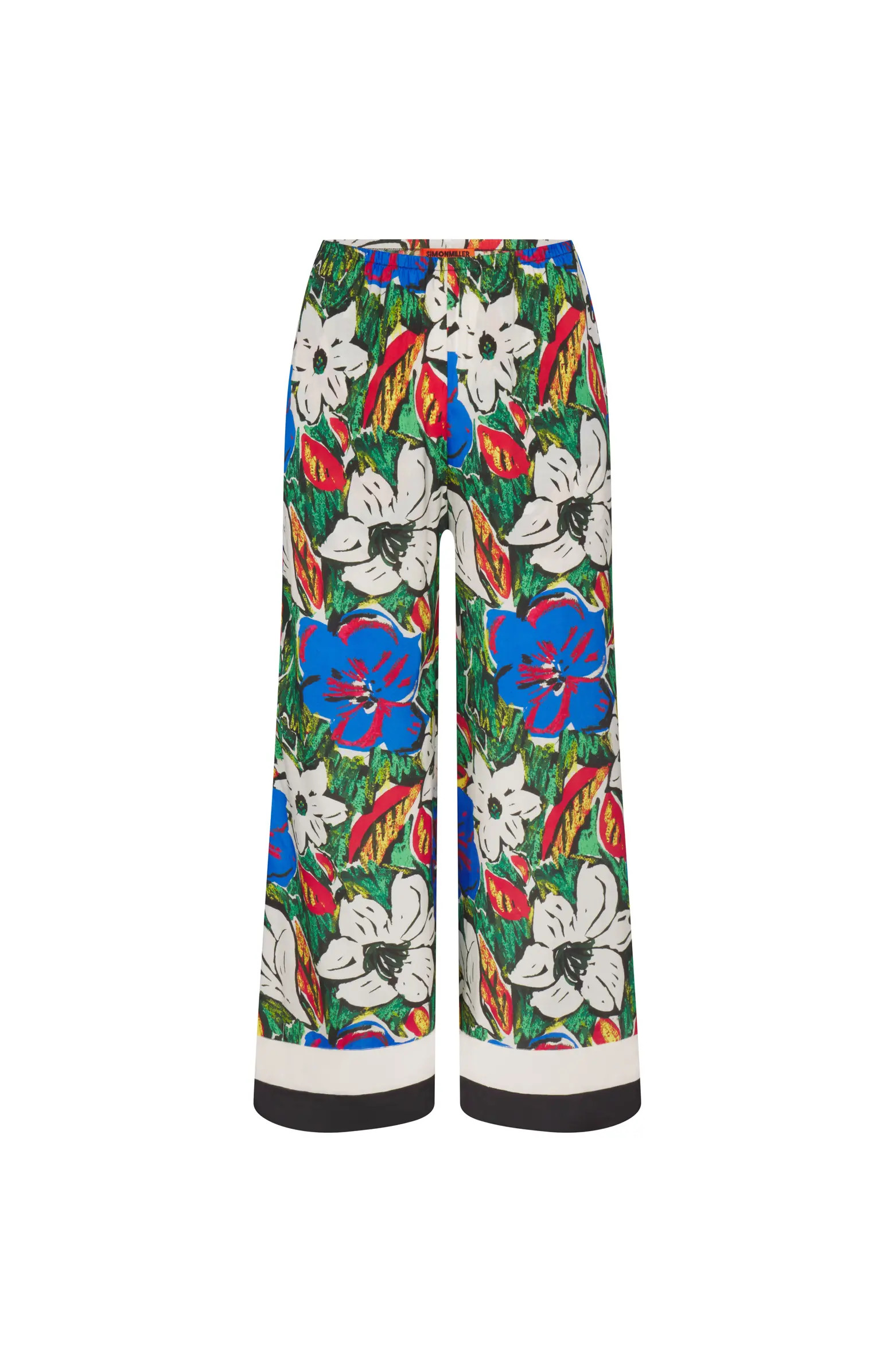 SIMON MILLER Nella Wide-Leg Pant - Tropical Floral Print Combo | Nordstrom
