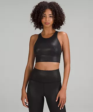 Wunder Train Longline Bra Foil *Medium Support, C/D Cup | Women's Bras | lululemon | Lululemon (US)