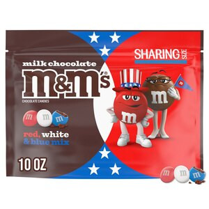 M&M\u2019S Milk Chocolate Red, White & Blue, 10 OZ | CVS Health
