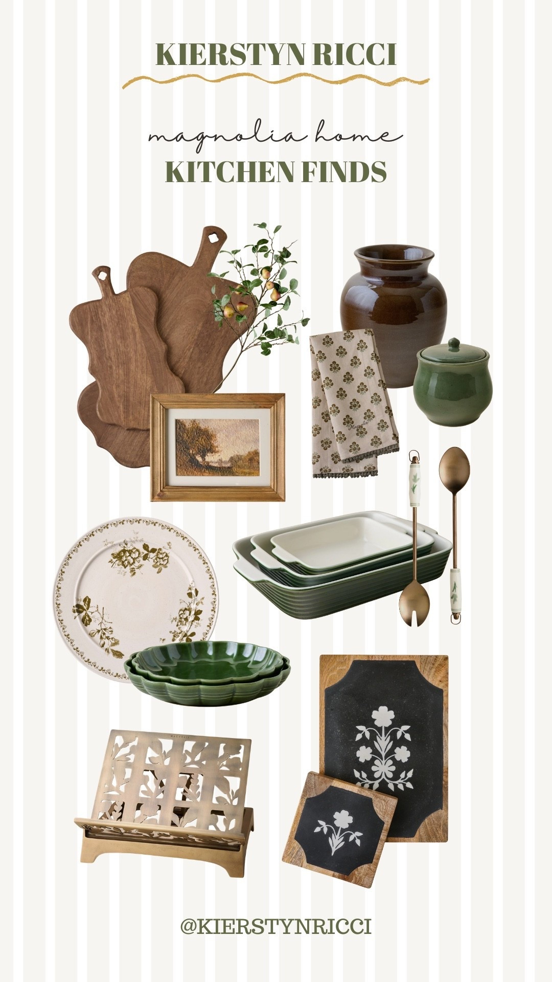 Warm woods, earthy greens, and timeless charm — these Magnolia Home kitchen finds are giving major cozy-cottage vibes. Which piece would you add to your space first? 🤎🍽️ #MagnoliaHome #KitchenStyle

#LTKHome #LTKFindsUnder100 #LTKSaleAlert