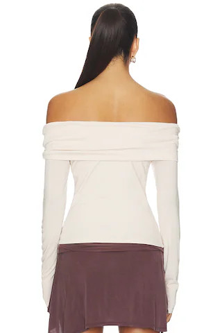 Laura Top in Oat | Revolve Clothing (Global)