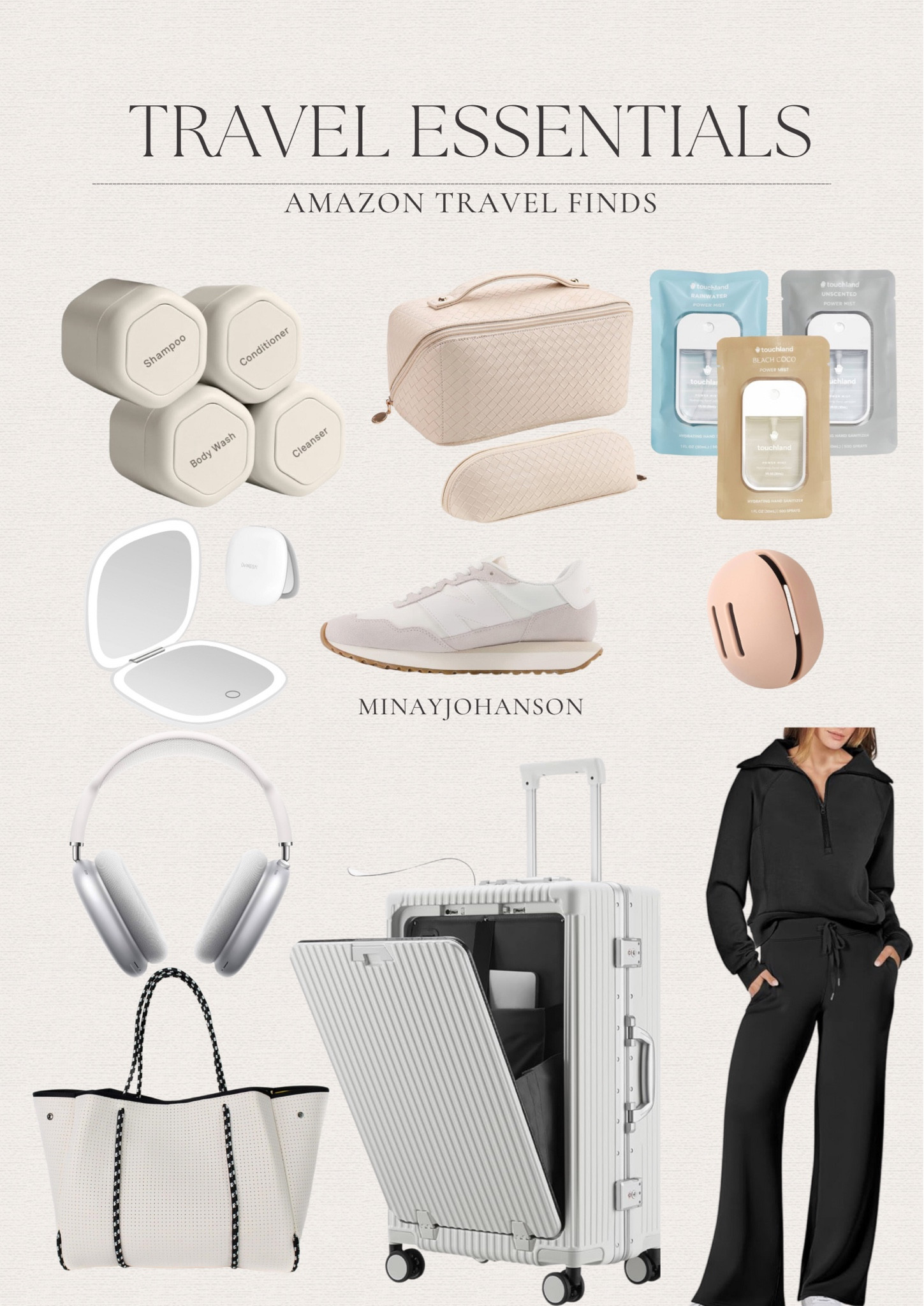 Amazon Travel Essentials✨

Travel essentials, travel must haves, neutral Amazon finds, Amazon finds, shoes, headphones, suitcase, makeup organizer, travel organizer, makeup bag, travel mirror, travel pill case

#LTKFindsUnder50 #LTKTravel #LTKFindsUnder100