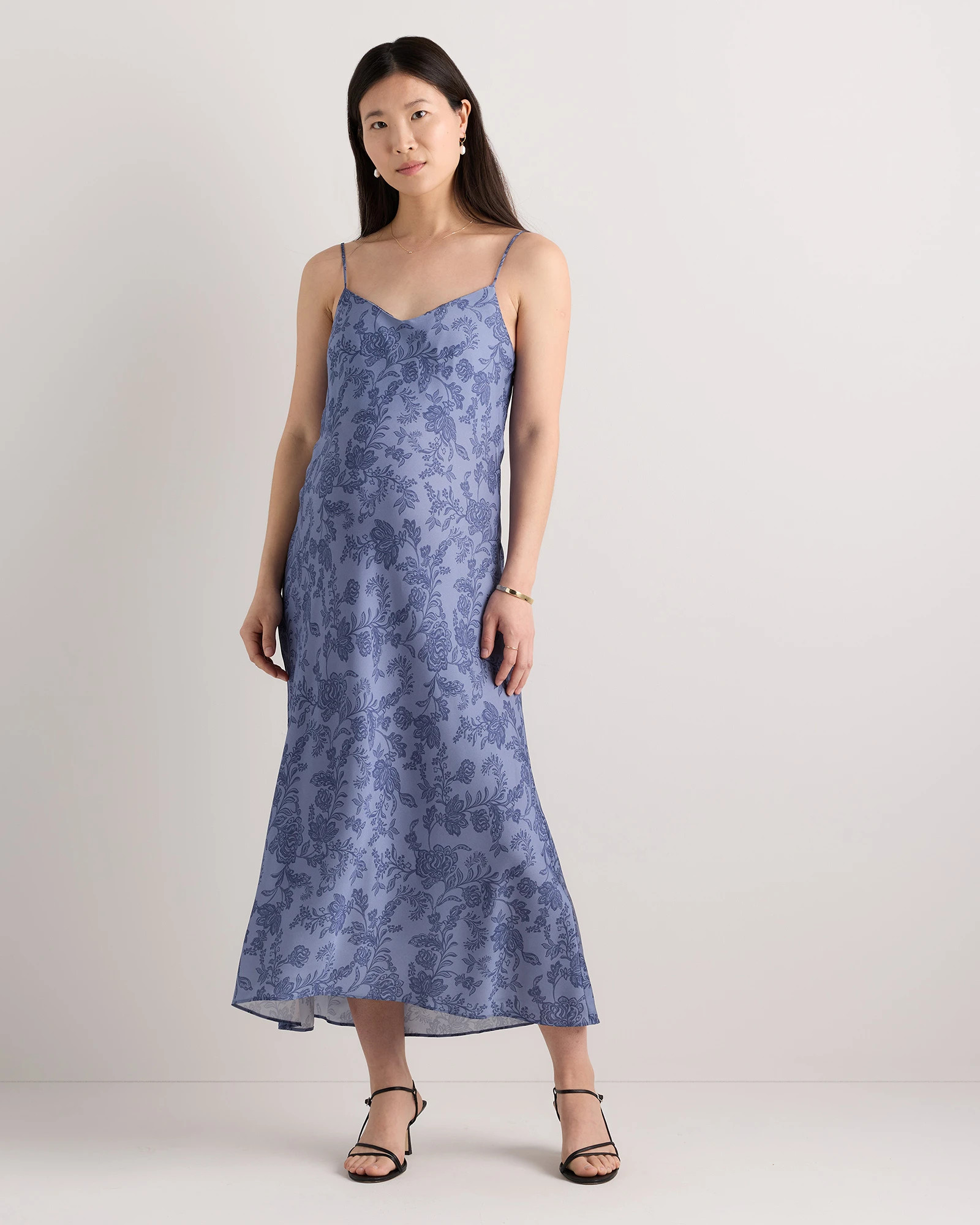 Washable Stretch Silk Maternity Slip Dress | Quince