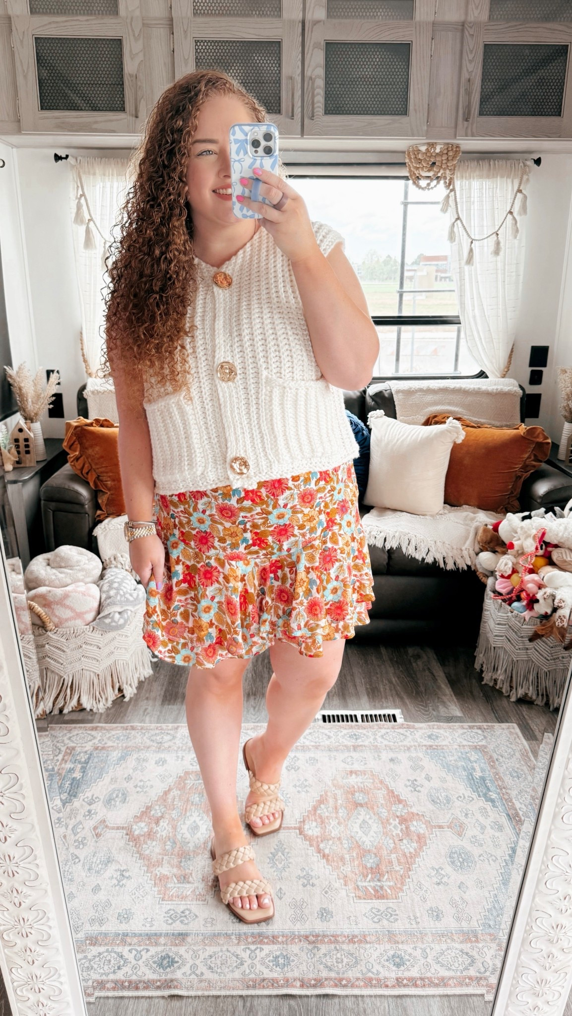 Loving this spring fit🌸✨floral shorts | Amazon floral shorts | spring shorts | white short sleeve sweater | Amazon short sleeve sweater | short sleeve sweater vest | Amazon short sleeve sweater vest | sandals | Amazon sandals | spring outfit | braided sandals | Amazon spring outfit | Amazon spring look | Amazon finds | Amazon fashion | Amazon look | Amazon outfit | Amazon must haves | spring | spring fashion | spring look | spring outfit | Amazon spring outfit | vacation | Amazon vacation outfit | vacation look | tropical vacation outfit 

#LTKSaleAlert #LTKSummerEdit #LTKMidsize