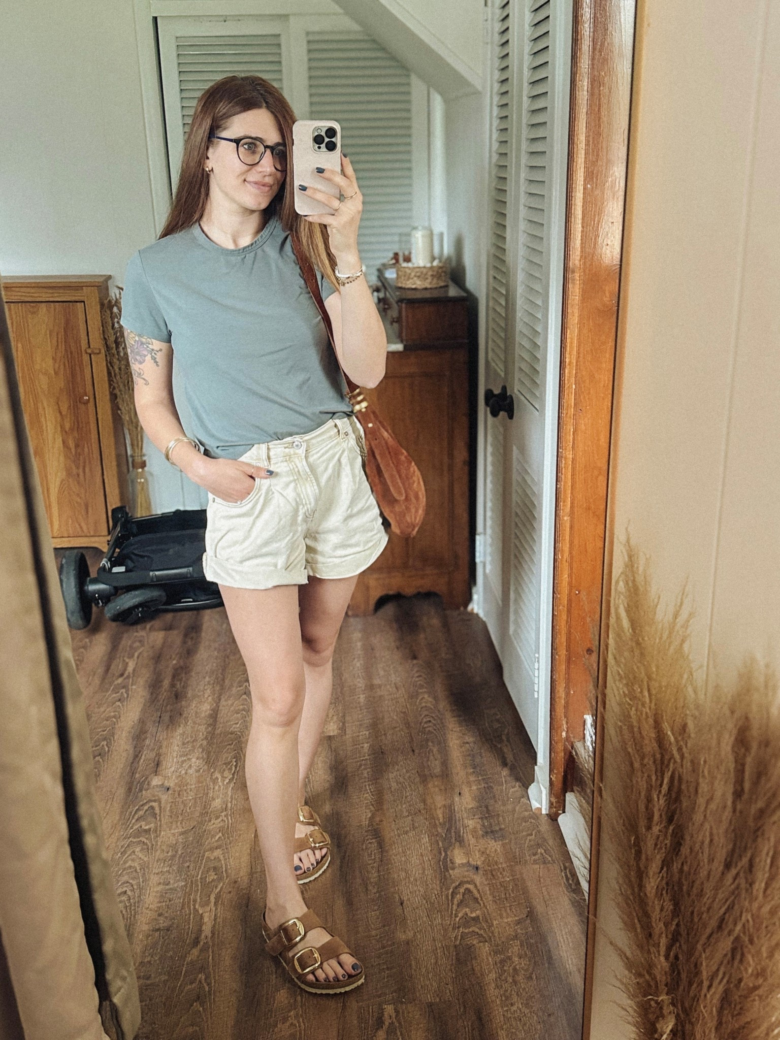 Tee - small
Shorts - XS (could probably also wear a small if wearing around my lower waist)
Shoes - 9

#LTKSummerEdit #LTKShoeCrush #LTKItBag