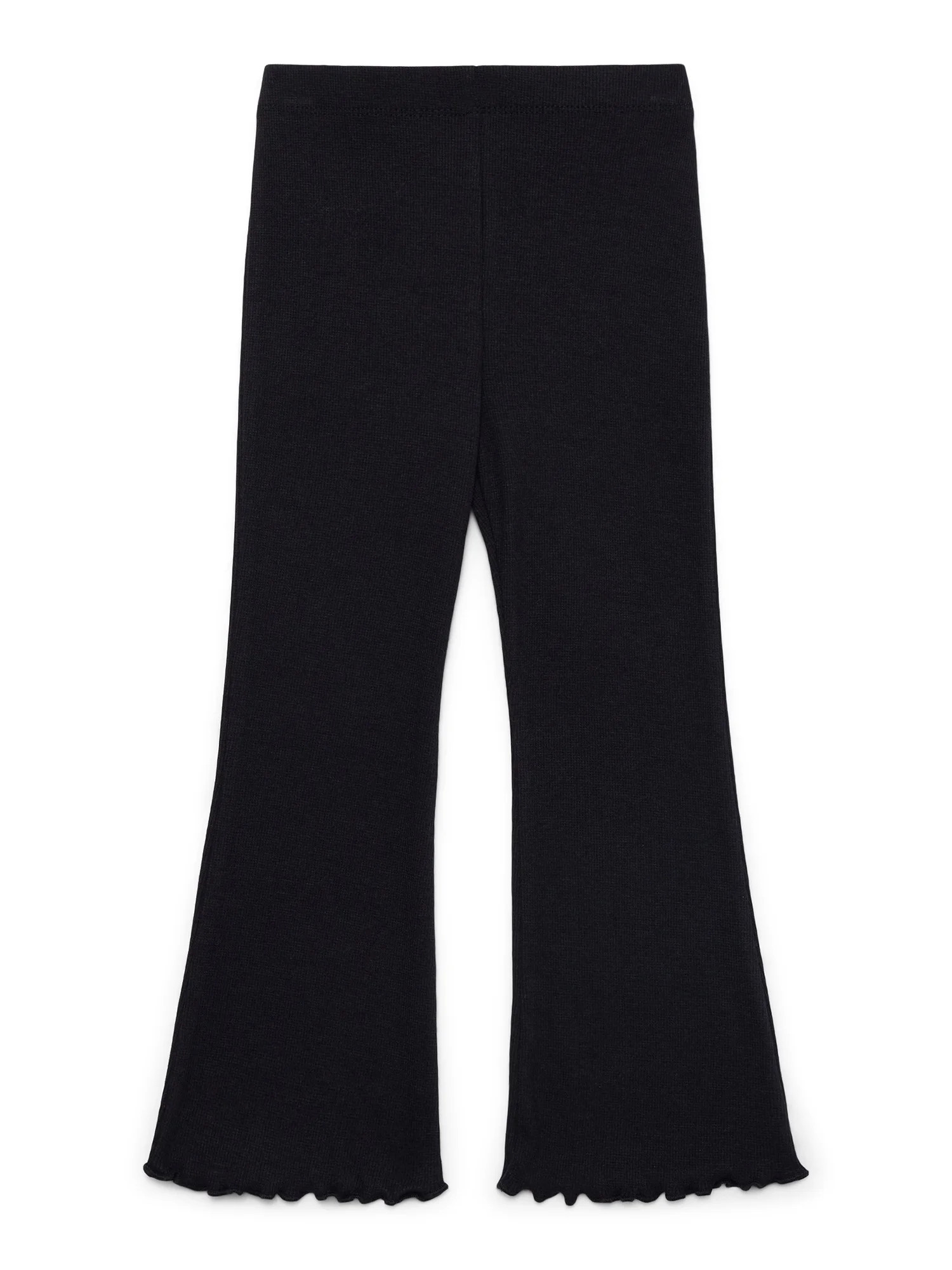 Garanimals Toddler Girls Holiday Ribbed Flare Pants, Sizes 18M-5T | Walmart (US)