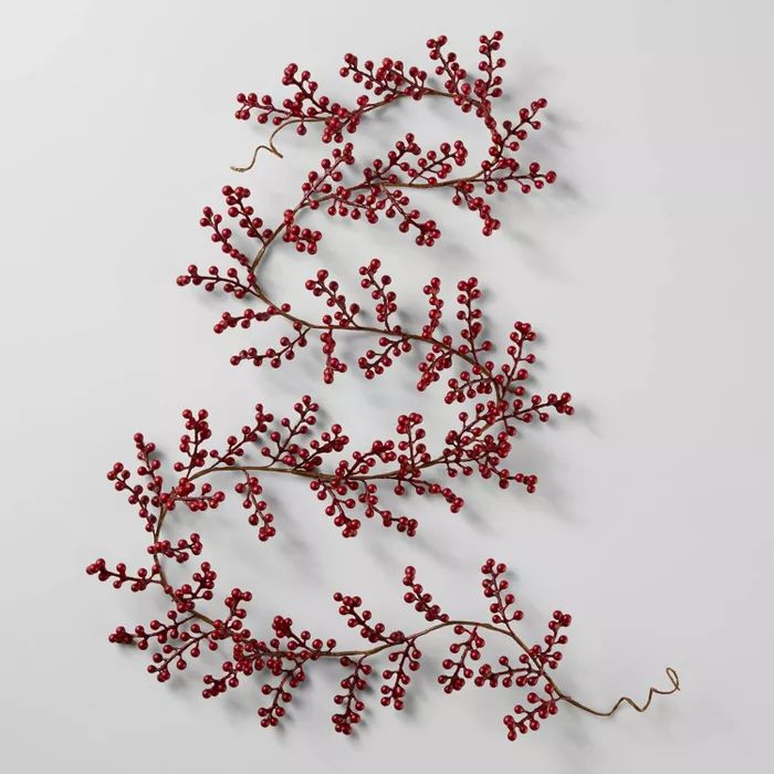 6' Unlit Artificial Christmas Garland Red Berry - Wondershop™ | Target