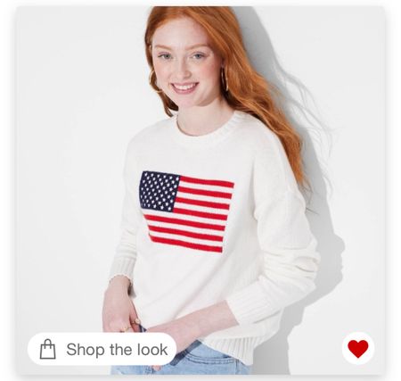 Target American flag pullover sweater 


#LTKfindsunder50 #LTKfindsunder100