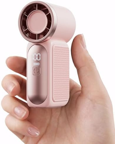 Gaiatop Portable Handheld Mini Fan, 6 Speeds 16900 RPM High Velocity Personal Fan with LED Displa... | Amazon (US)