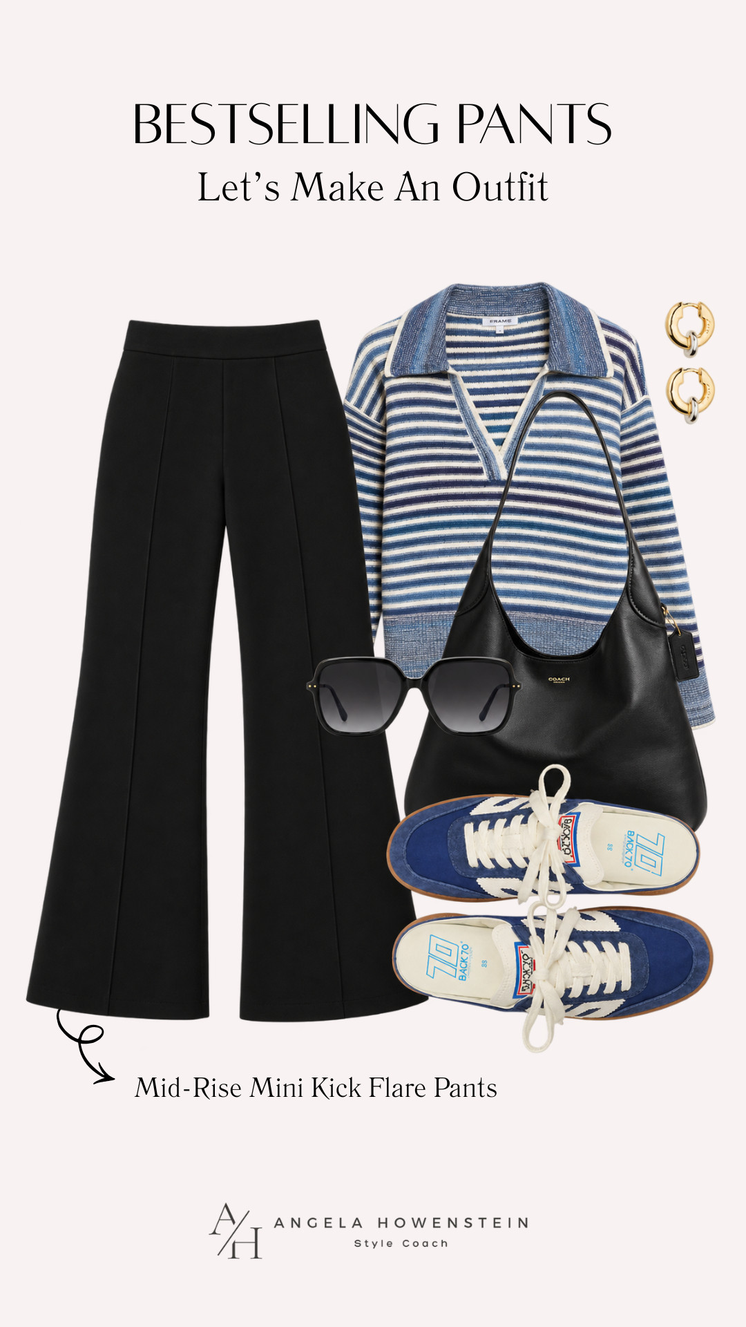 These mid-rise mini kick flare pants are one of my bestselling styles for a reason. They create a polished, flattering silhouette and pair effortlessly with a striped sweater and sneakers for an elevated everyday look.

👩‍💻 LTK PRO TIPS
❤️ Heart = Support my posts ;-)
🔖 Save = Get sale & restock alerts for the things you love!
📋 Lists = Keep favorites organized (List ideas: Christmas, Birthdays, and Vacations!)
📲 Share = Send lists and products to a friend (or your daughters like me).
💬 Comment = Ask me anything, and I’ll answer. ;-) 

 #LTKootd #LTKSeasonal #LTKOver40