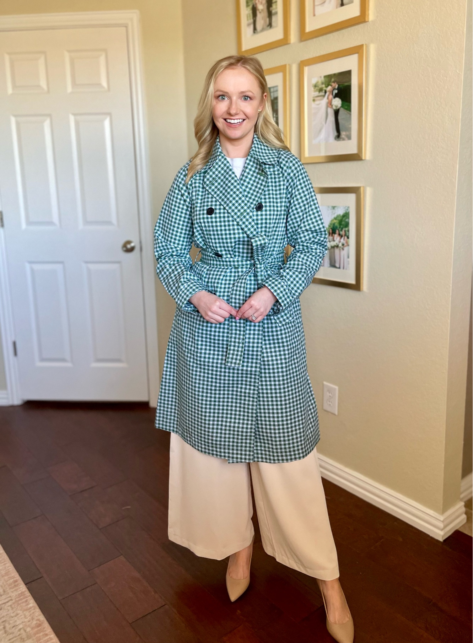 Wearing an XS in jacket | gingham jacket, trench coat, spring coat, gingham, preppy 

#LTKSeasonal #LTKunder50 #LTKFind