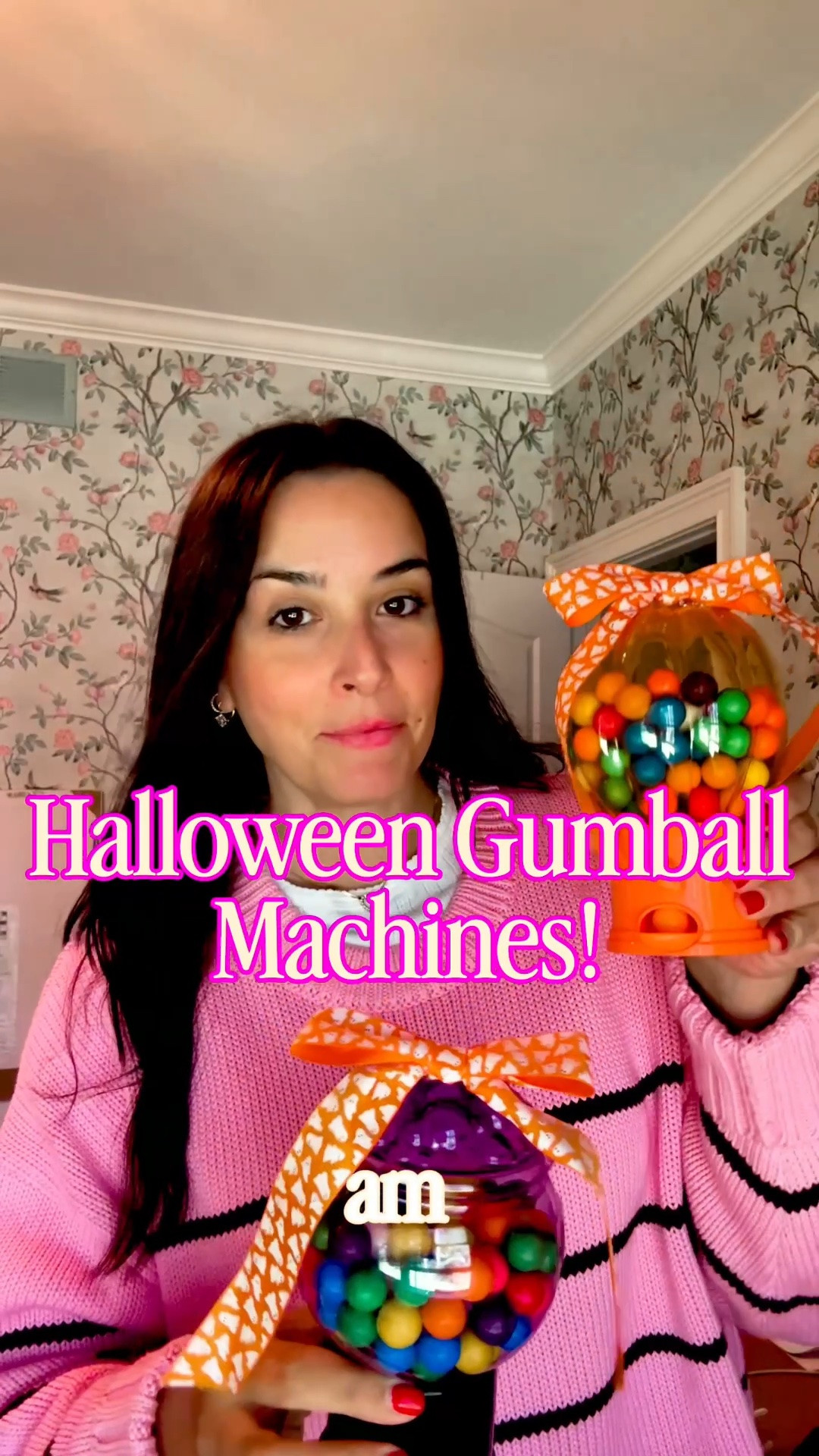 Such a cute Halloween DIY 🎃 Turn mini gumball machines into spooky season treats with your favorite candy, a festive ribbon, and Halloween colors. Perfect for Halloween gifts, party favors, classroom treats, or boo baskets!

#LTKKids #LTKSeasonal