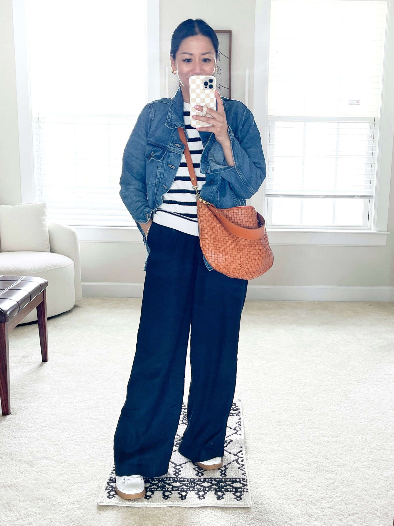 Size XS jacket (exact jacket of the Able Lennon jacket)
Size XS pants
Sneakers are true to size


#LTKOver40 #LTKSaleAlert #LTKFindsUnder100