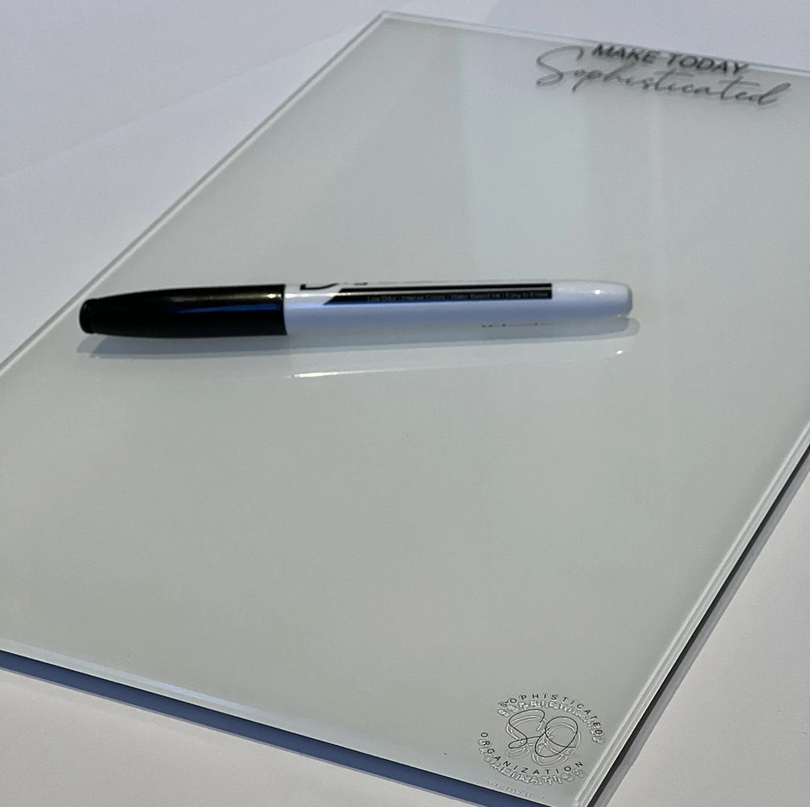 Desktop Glass Dry-erase Board, White Board to Do List, Dry Erase Writing Board - Etsy | Etsy (US)