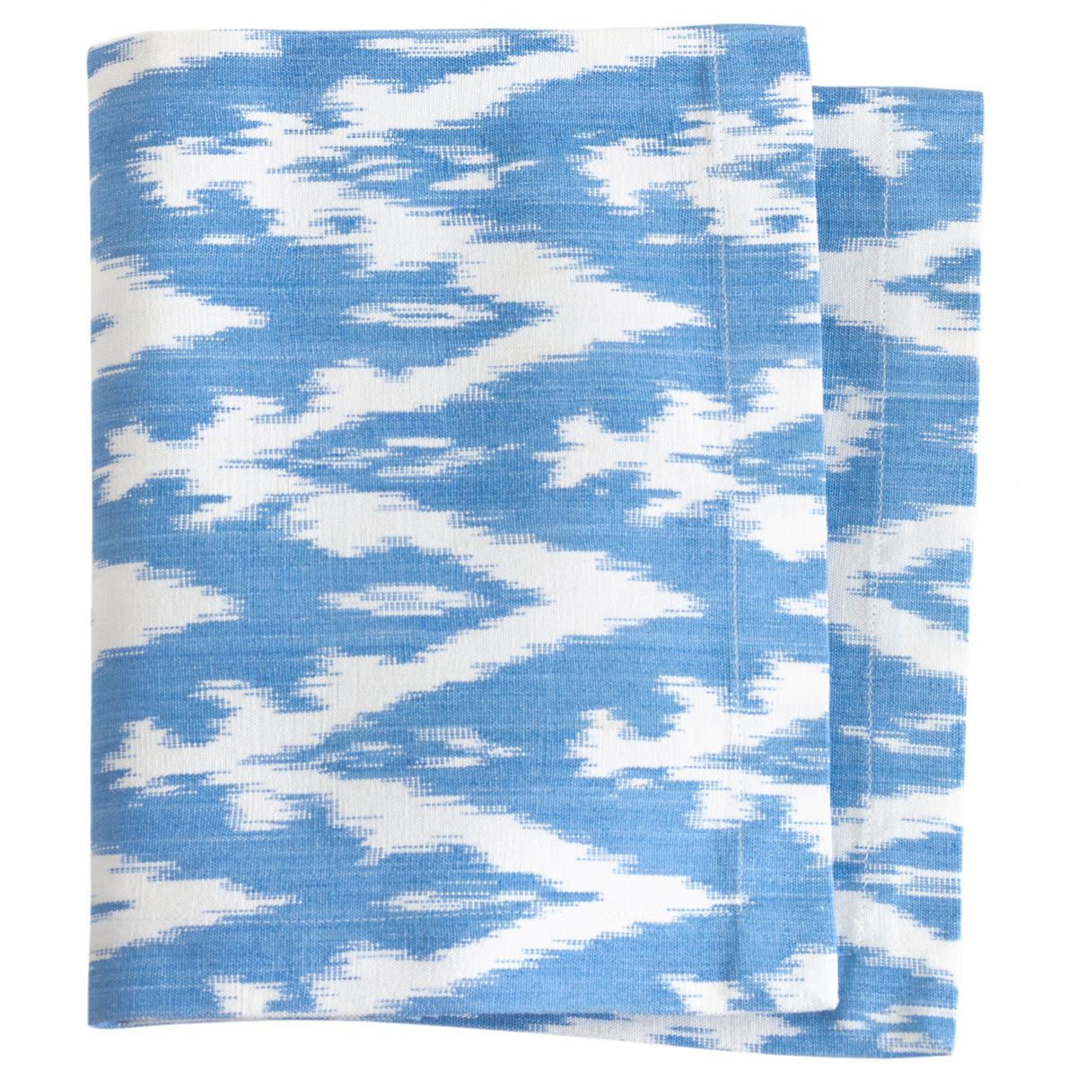 Ikat Woven French Blue Napkin | Annie Selke