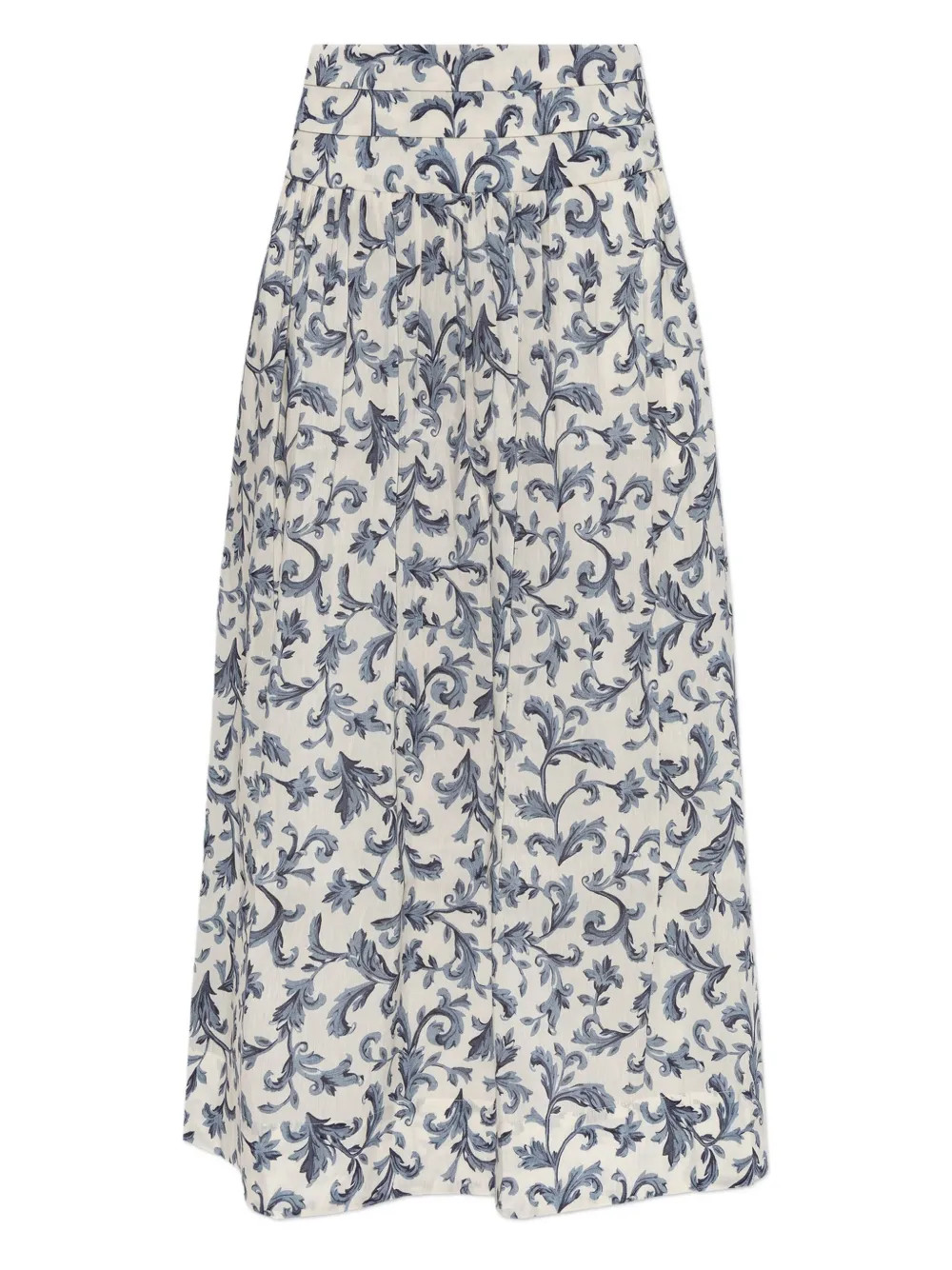 Rue baroque-print maxi skirt | Farfetch Global