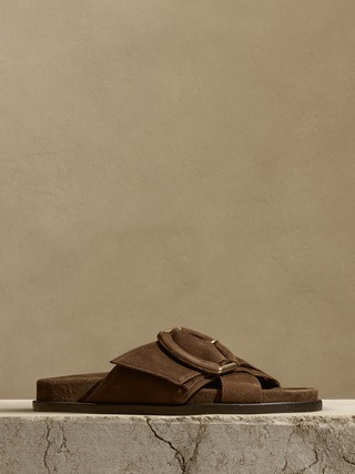 Ravello Suede Slide | Banana Republic (US)