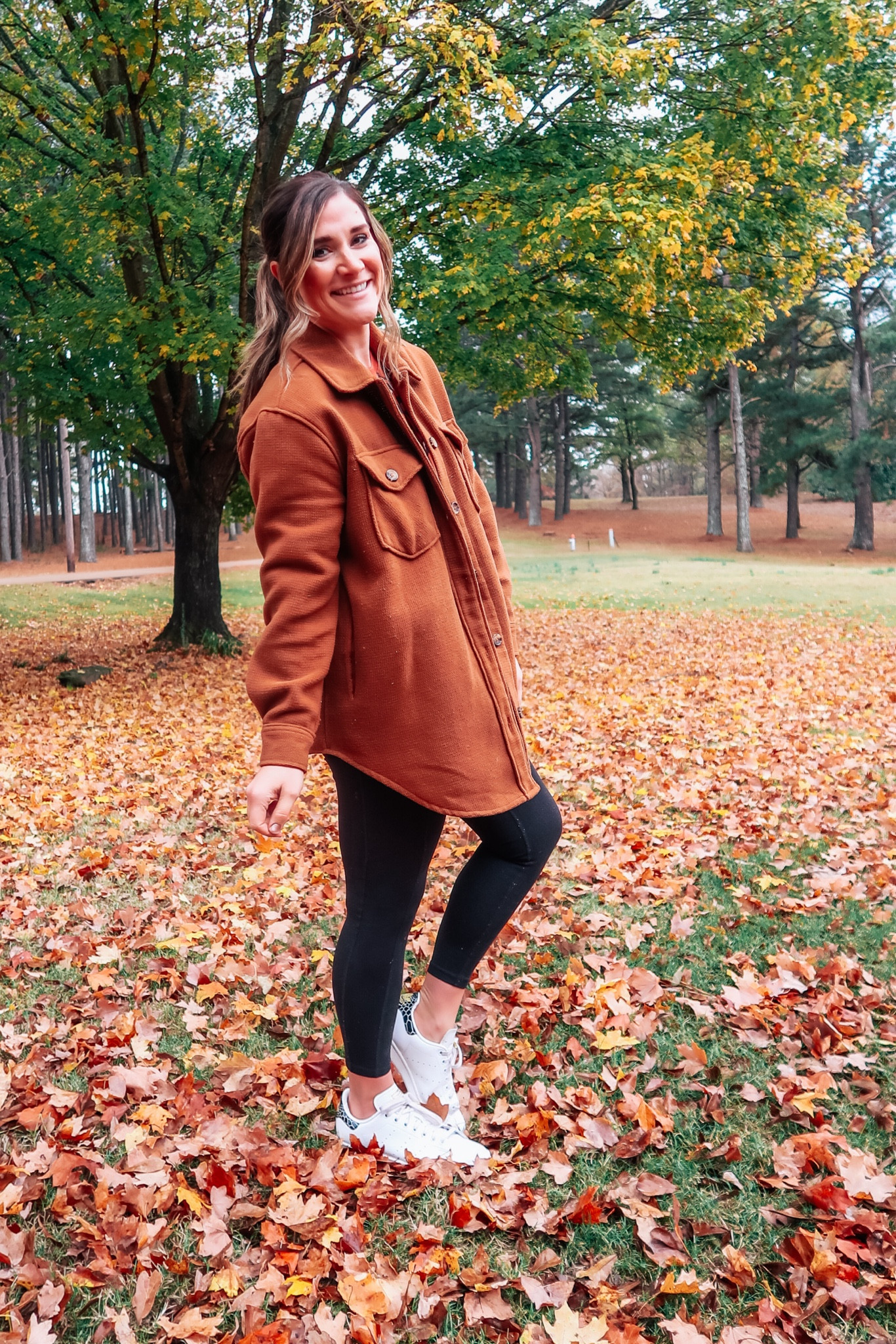 Love the color and quality of this shacket. So versatile for the season. TTS 

#shacket #outerwear

#LTKSeasonal #LTKunder100 #LTKHoliday