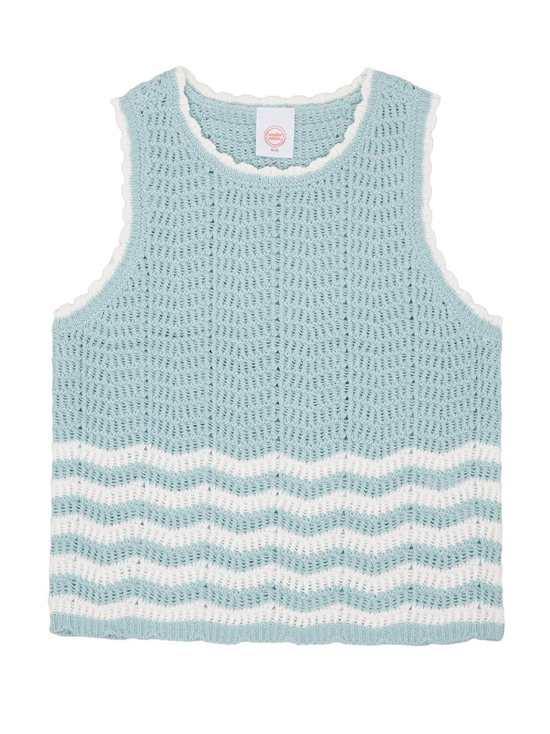 Wonder Nation Girls Sweater Tank, Sizes 4-18 & Plus | Walmart (US)