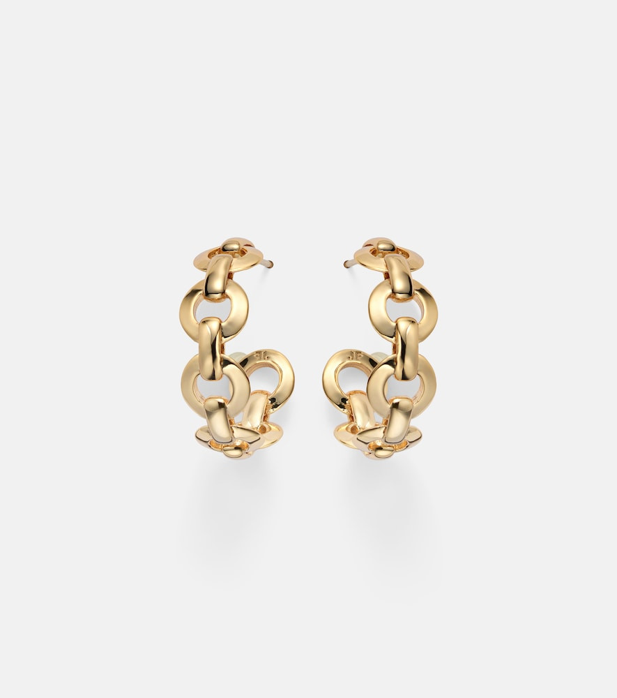 Jennifer Fisher 14kt gold-plated huggie earrings | Mytheresa (US/CA)