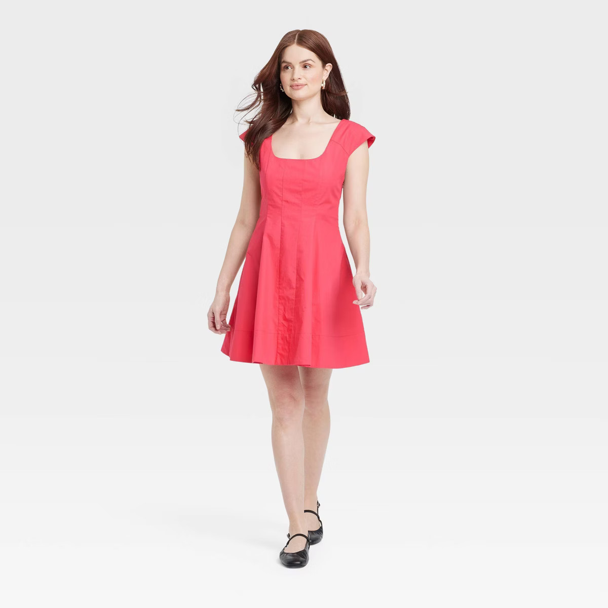 Women's Corset Woven Mini A-Line Dress - A New Day™ Pink 2 | Target