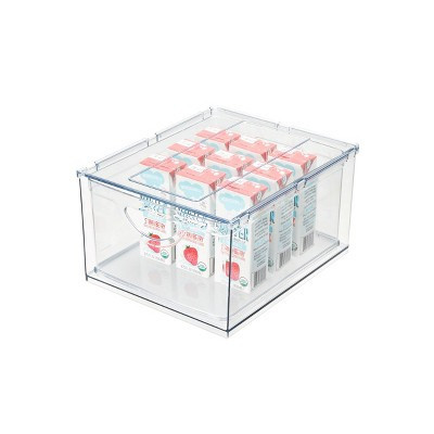 iDESIGN Recycled Plastic Cabinet and Pantry Storage: Clear Kitchen Organizer, 100% Post-Consumer Recycled, 5.75" Height | Target