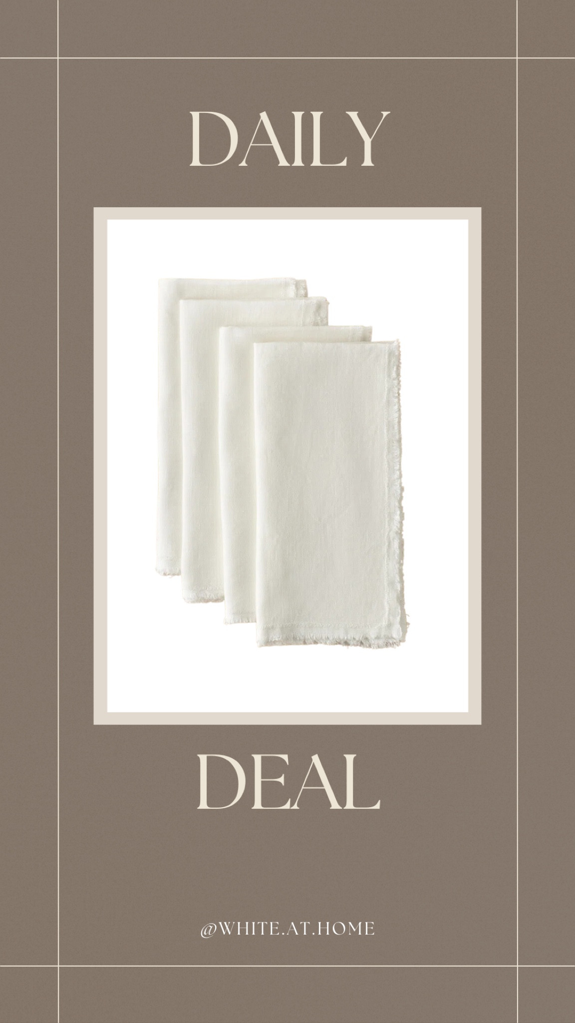 Wayfair’s Re / Fine line is on sale right now! Take 15% off these styles which includes these gorgeous napkins as well as many other pieces I recently shared in my holiday tablescape! 

#LTKSaleAlert #LTKHome #LTKHoliday
