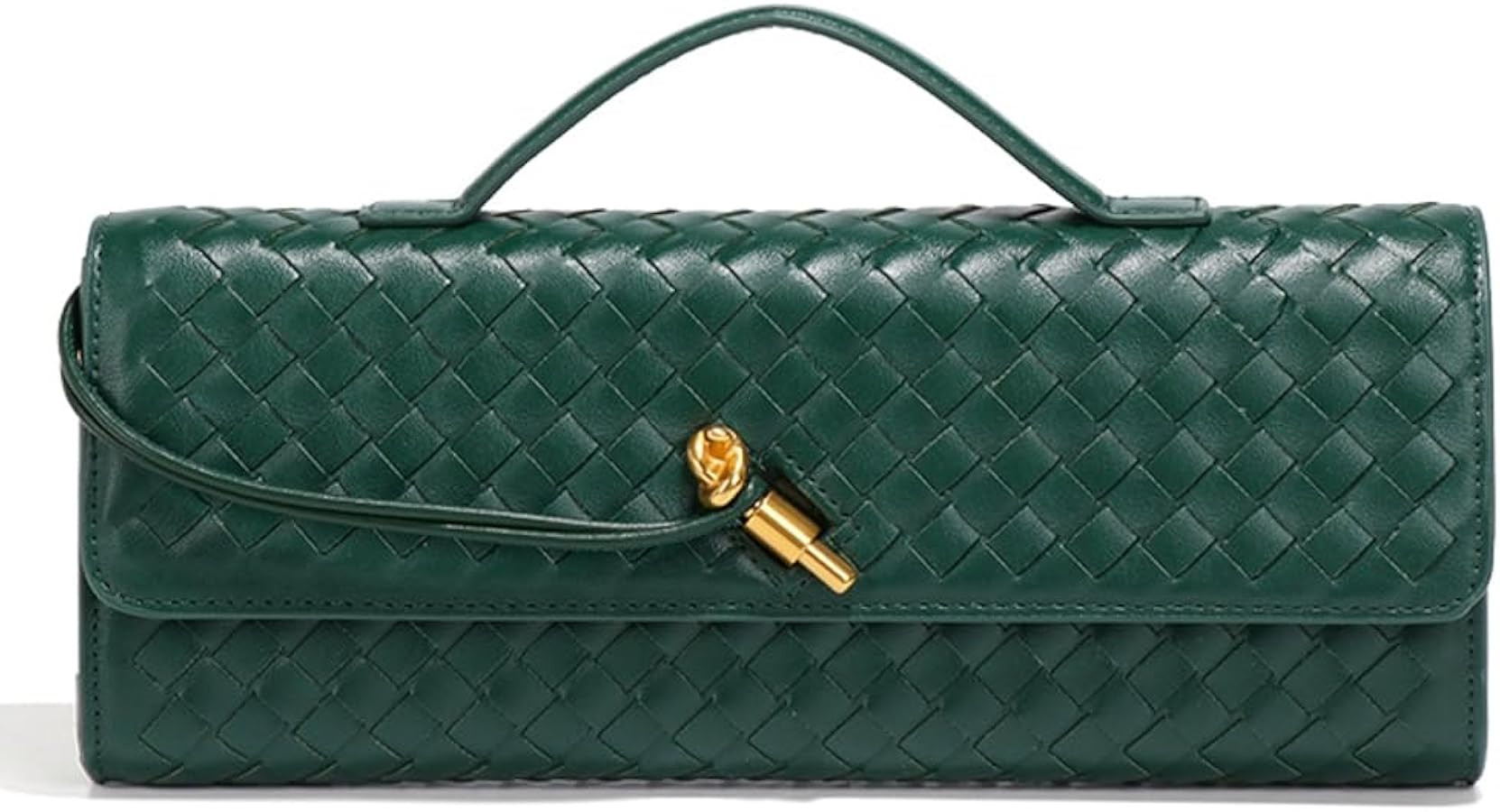 Trendy Woven Evening Clutch Purses Women Underarm Shoulder Handbag Cute Satchels Crossbody Purse ... | Amazon (US)