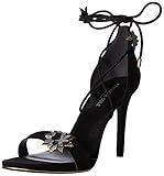 Kenneth Cole New York Women's Berry Floral Ankle-Laceup Stilleto Dress Sandal Heeled, Black, 11 M US | Amazon (US)