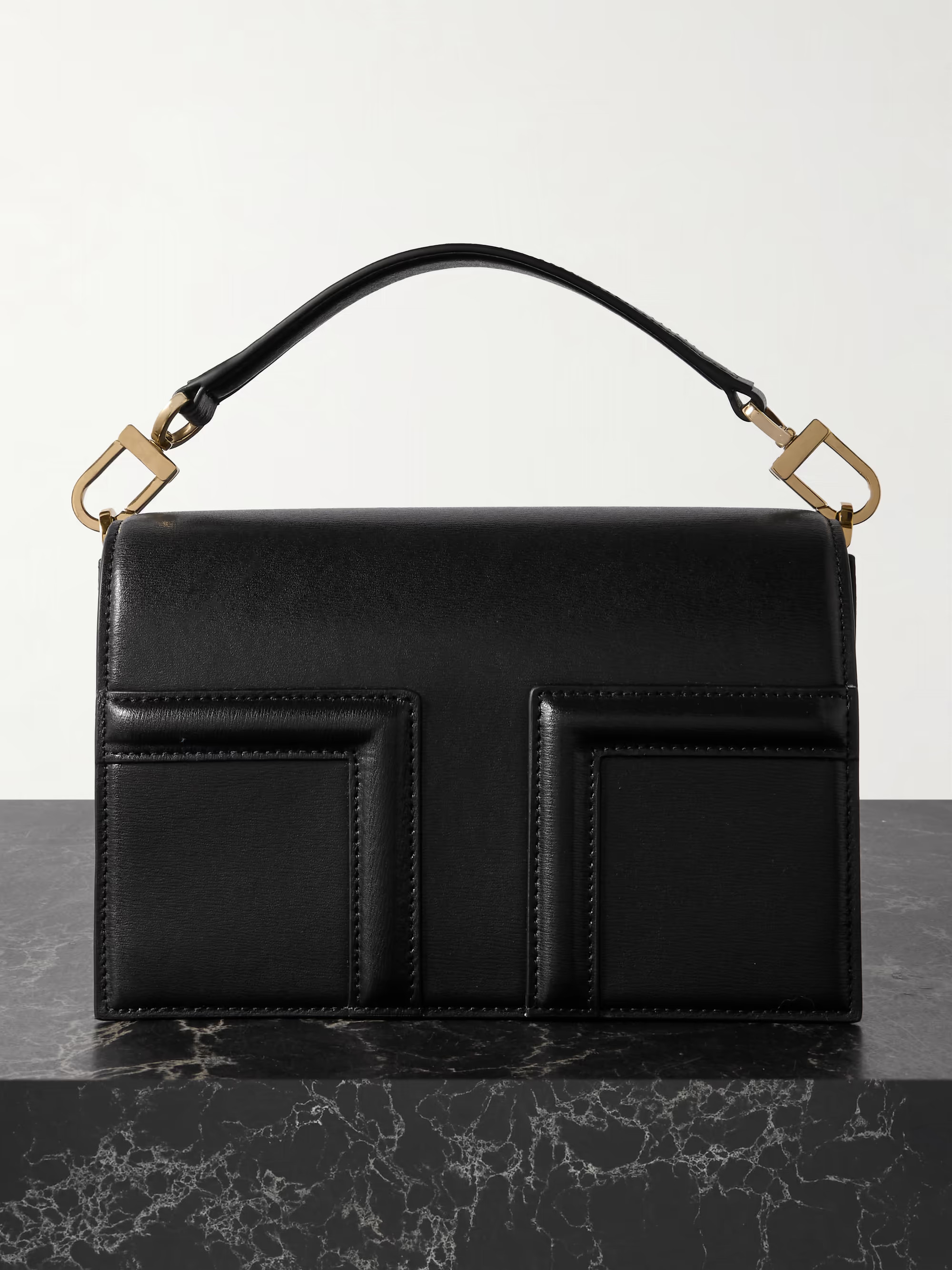 Mini T-Flap embossed leather shoulder bag | NET-A-PORTER (US)
