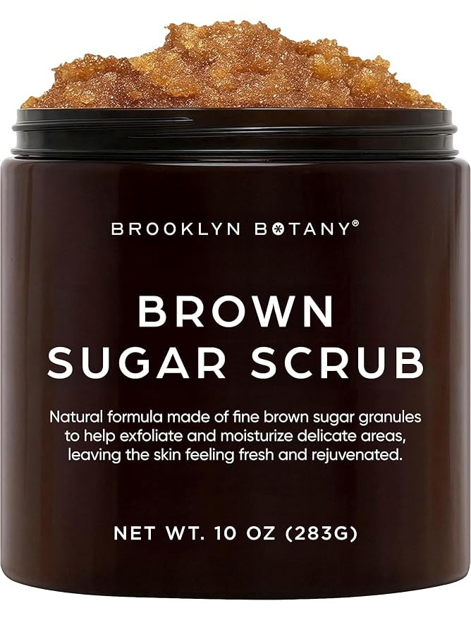 Brooklyn Botany Brown Sugar Body Scrub - Moisturizing and Exfoliating Body, Face, Hand, Foot Scru... | Amazon (US)