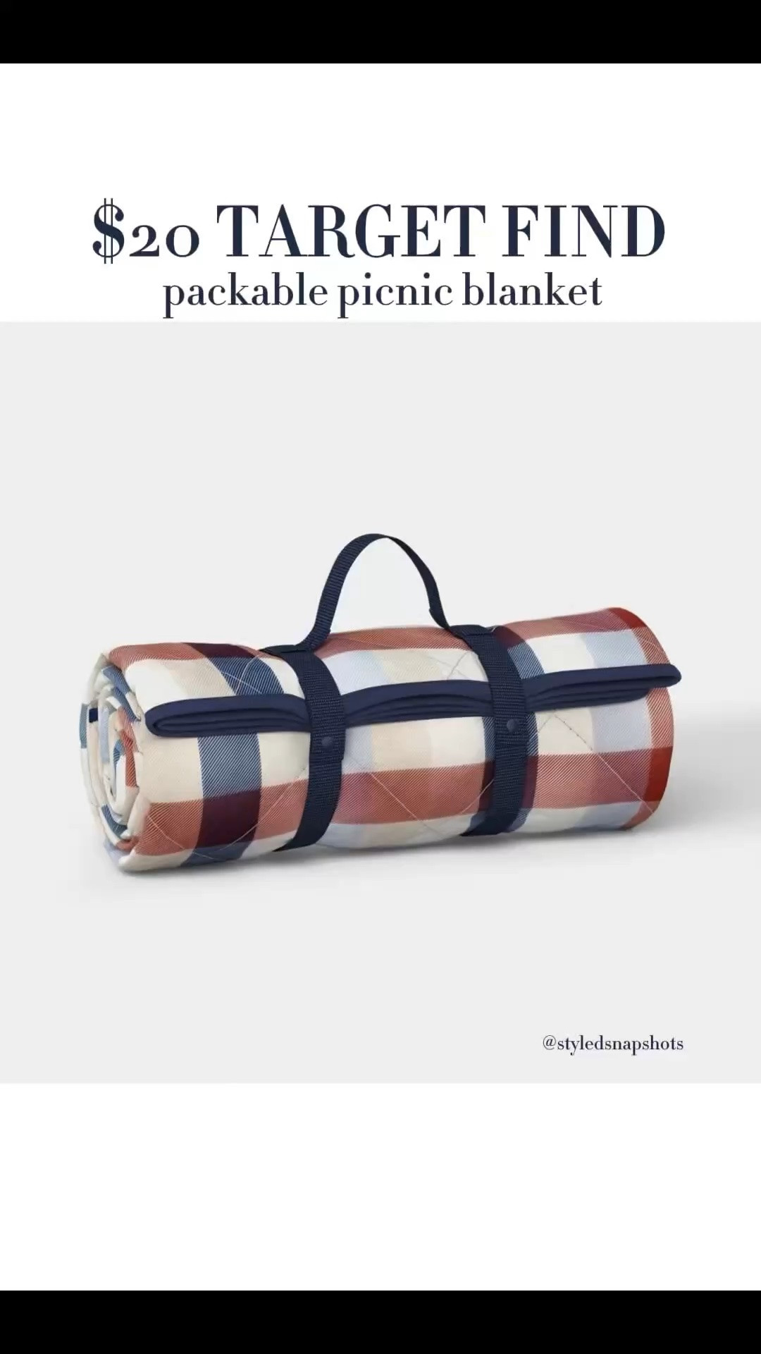 SUMMER FIND: $20 Target packable picnic blanket. 4 styles

#LTKmomlife #LTKdayinmylife #LTKHome
