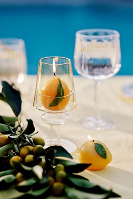 Lemon Shaped Wax Candles, Set of 2 | Anthropologie (US)