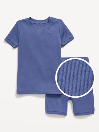 Unisex Snug-Fit Ribbed Pajama Set for Toddler &amp; Baby | Old Navy (US)