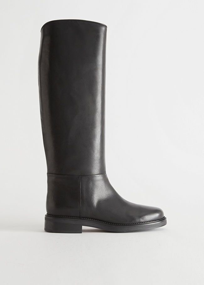 Leather Riding Boots | & Other Stories US