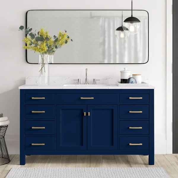 Atencio 60" Single Bathroom Vanity Set | Wayfair North America