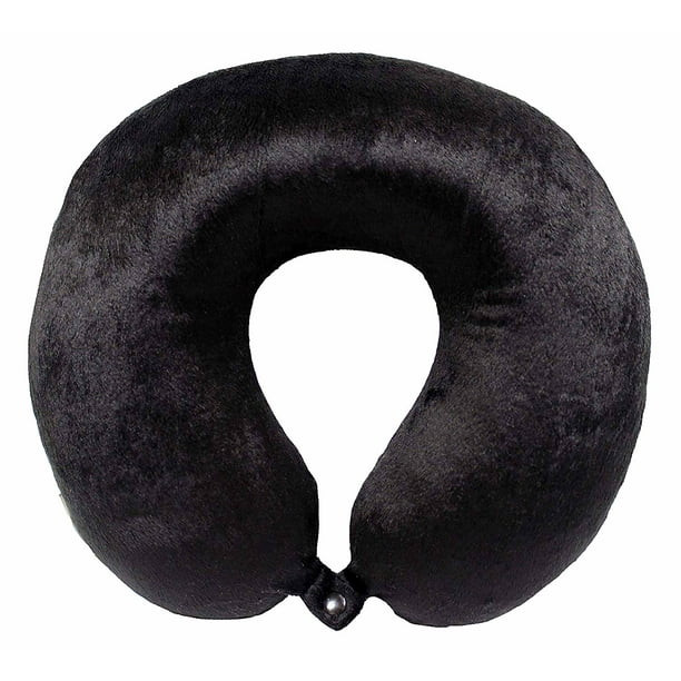 Bon Voyage® Classic Memory Foam Travel Neck Pillow, Black | Walmart (US)