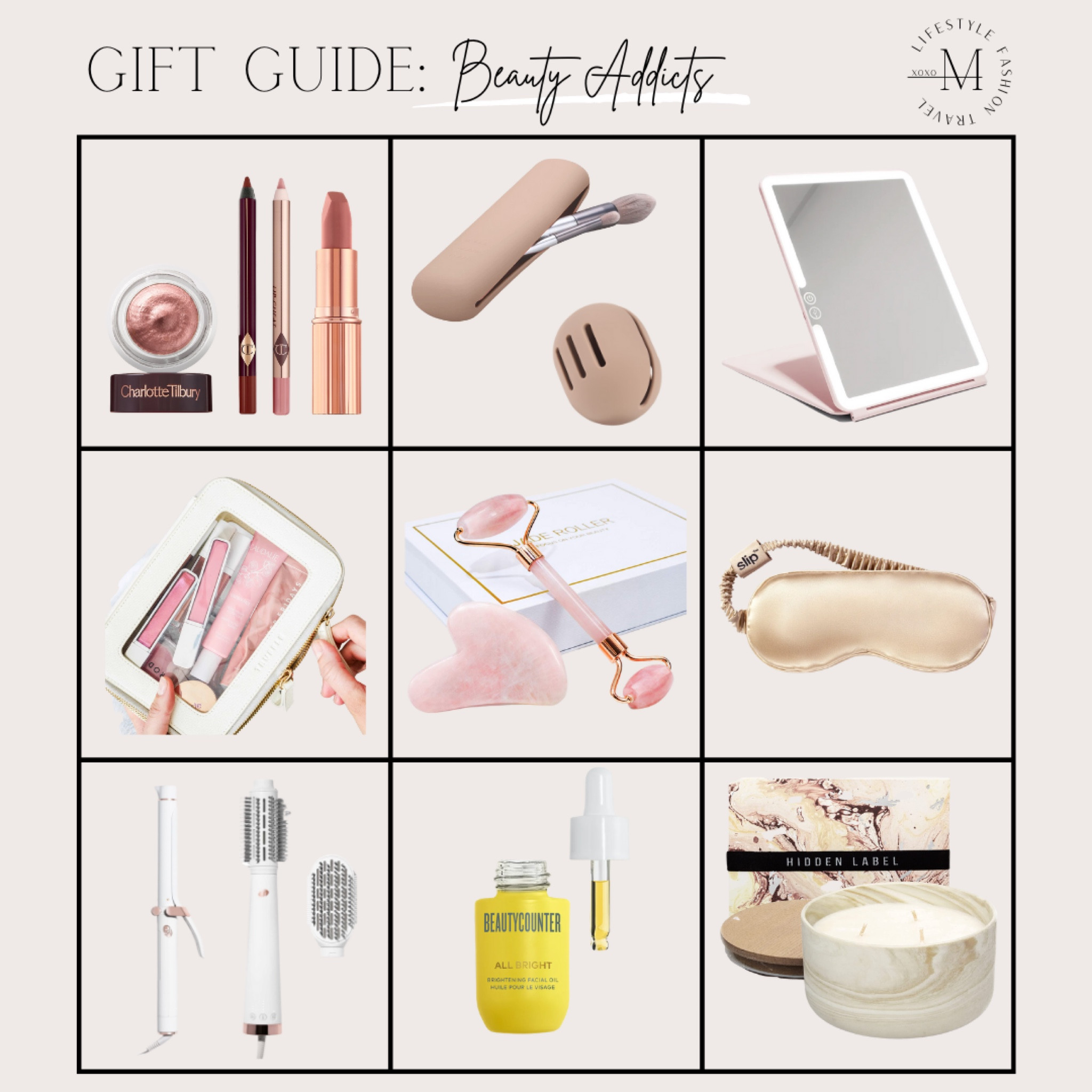 Gift Guide: For the Beauty Addicts💓#giftguide #christmasgiftideas #stockingstuffers #giftsforher #beautyproducts #bestbeautyproducts #sleepmask #t3 #beautycounter #candles #charlottetilbury #sephora #travelbags #toiletrybag #makeupbag #vanityplanet #holidaydress #holidayoutfit #thanksgiving 

#LTKU #LTKSeasonal #LTKtravel #LTKbeauty #LTKGiftGuide #LTKHoliday
