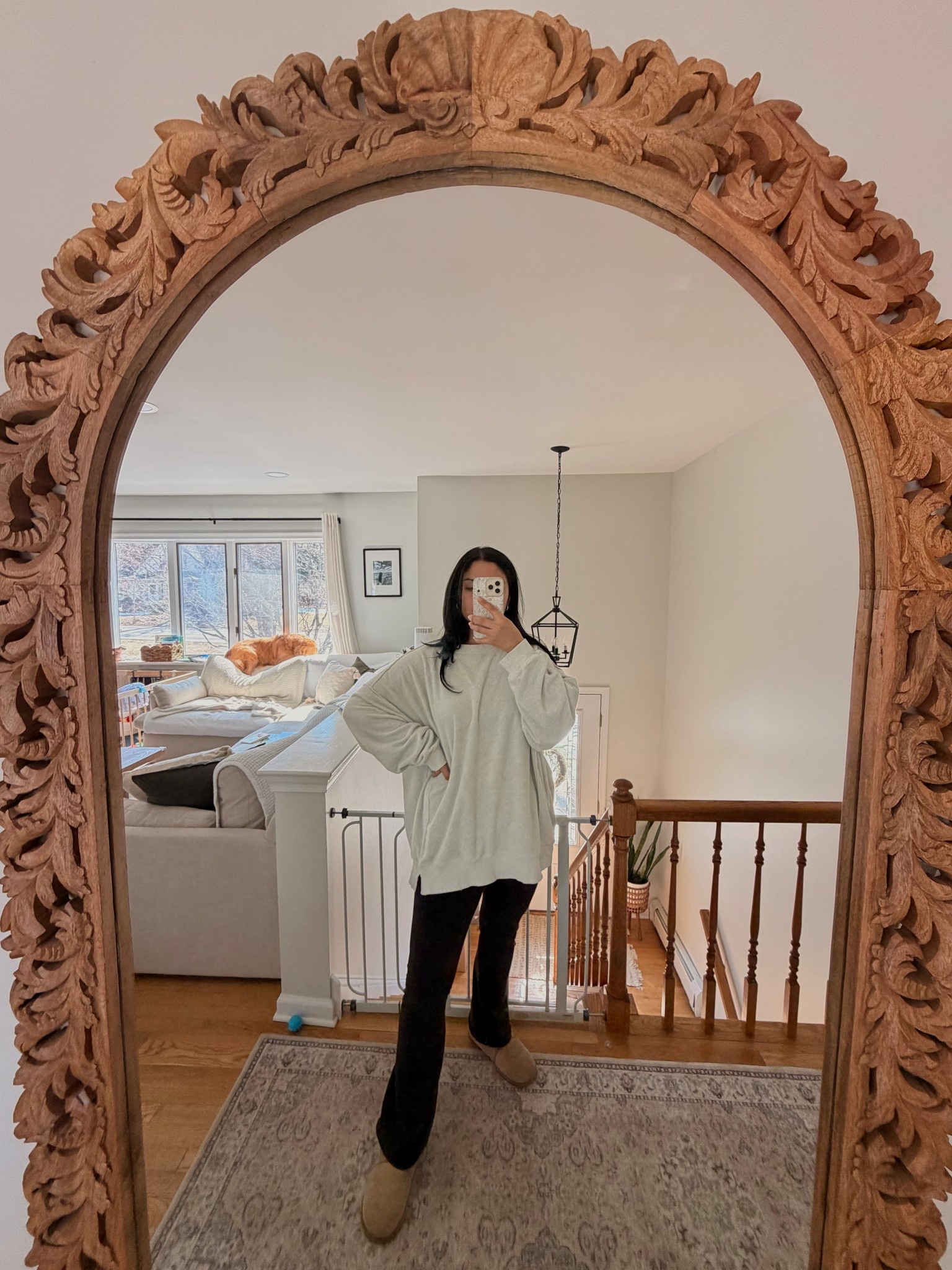 Staying cozy at home 🤍

#LTKootd #LTKMidsize #LTKmomlife